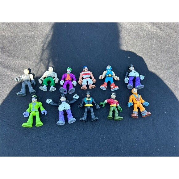 11 Imaginext DC Justice League Figures Lot Batman Lantern Cyborg Two-Face Joker - Picture 1 of 5